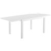 NATERIAL Tavolo da giardino allungabile Lyra II NATERIAL in alluminio bianco per 6 persone 130/214x90cm