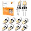 I-SHUNFA Lampadine LED G4 1,2 W Dimmerabili Bianco Caldo 3000 K AC/DC 12-24 V Mini Lampadina LED Sostitutiva 10 W-15 W G4 Alogena Per Cucina, Cappa Aspirante, Ufficio (Confezione Da 10)