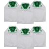 WuYan 6pcs Sacchetto di Polvere Panno di Pulizia Sacchetto Aspirapolvere Accessori di Ricambio per Vorwerk VK200 Aspirapolvere Parti