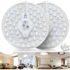 WIYETY Set di 2 moduli LED da 24 W, modulo ad anello a LED con supporto magnetico per plafoniere, bianco naturale, 4000 K, alta luminosità, forma di ricambio per sala da pranzo, camera da letto