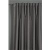 Gardinia Sehlbach Tenda pronta per l'uso con fettuccia, Decorazione strutturata, Antracite, 140 x 245 cm, Tessuto opaco, Nastro integrato, Occhielli nascosti, Certificato Oeko-Tex