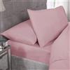 Emma Barclay Coppia di federe in Percalle a 180 Fili, Colore: Rosa