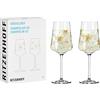 Ritzenhoff 60810011 - Set di bicchieri da champagne in vetro, 400 ml, 2 pezzi (confezione da 1)