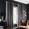 HOUSE LLEWELYN - BOWEN Laurence Llewelyn-Bowen Tende con occhielli, per soggiorno, 168 x 183 cm, nero, poliestere riciclato, oscuranti, isolamento termico, velluto, a righe