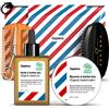 Sapiens Kit Barba Uomo Sapiens Barbershop - Set Cura Barba Barba con Olio Barba e Balsamo Barba Biologico 100% Naturale Certificato ECOCERT, Pettine barba, Spazzola barba, Forbici, Borsa - Fatto in Francia