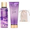 Savour the Essence VS Love Spell - Set regalo con spray per il corpo e lozioni per il corpo profumato Love Potion, con lozione per il corpo profumata, per donne e ragazze, borsa in tessuto Savour The Esssence