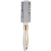 Skisneostype - Spazzola per capelli rotonda, 23,5 cm, spazzola per capelli, spazzola per capelli, spazzola per capelli, setole di cinghiale, per donne, uomini, ragazze e ragazzo, colore: bianco