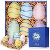 Body & Earth 6 PCS, Sali da Bagno Rilassanti con Olio Essenziale, Set di Bath Bamb, Idee Regalo Donna Confezione per Natale,Compleanno, Festa o Anniversario (Cocco ecc)