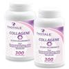 Thotale Collagene Idrolizzato 2000mg e Acido Ialuronico, 300 Compresse, Integratore Collagene, Acido Ialuronico, Coenzima Q10, Vitamina D3, Biotina, Zinco per Pelle, Ossa, Articolazioni e Capelli