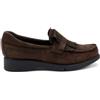 FRAU MOCASSINO COMFORT DONNA INGRASSATA CHOCOLAT VELOUR