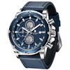 BENYAR BY BENYAR Orologio da uomo Cinturino in pelle analogico Orologi uomo Regali | Orologio al quarzo Data Impermeabile Luminoso al buio Business/Casual/Sport