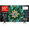 TCL 50Q6C 50 QD-Mini LED SMART TV, 4K HDR Premium 1000nits, with Google TV Technology (Dolby Vision IQ & Atmos, Onkyo 2.1 Sound System, Motion Clarity Pro 144Hz, Game Master)