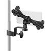 Neewer - Supporto per tablet da 6" a 11", per asta del microfono per eventi musicali, regolabile, girevole a 360°, per Apple iPad Pro, Air, Mini, Google Nexus, Samsung Galaxy