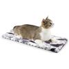 Petace Tappetino da Finestra per Gatti, Letto Autoriscaldante Senza Elettricità, Copertino Antiscivolo Autoriscaldante per Gatti da Finestra 60x24cm, Rivestimento Grigio Morbido e Lavabile