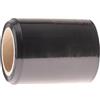 OFFICER PRODUCTS Office Products, pellicola elastica nera, 1 piccolo rotolo/pellicola elastica a mano, 90 m - 10 cm/0,25 kg netto 23 my, rotolo di pellicola estensibile, pellicola avvolgente e trasloco