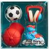 Tinc - Set di Gomme Cool Dude - Modelli Scolpiti (Cuffie, Skate, Cappellino e Pallone) - Forniture Scolastiche per Scuola e Disegno - Regalo per Bambini - Confezione da 4