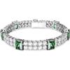 Swarovski Braccialetto da donna Matrix Verde Placcato rodio 5666163