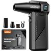 WHATOOK WAHTOOK Soffiatore Aria Compressa：250000RPM Super Power Mini Soffiatore, 3 Velocità Schermo LED Air Duster Depolveratore Elettrico, la Pulizia del PC, Divano (831 Air Duster)