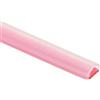 PATIKIL Guarnizione per Porte in Silicone 9.8 ft Trasparente/Rosso | Guarnizione per Porte Autoadesiva a Forma di D per Cornice Porta, Tenuta Finestra, Ampio Spazio, 0.31Lx0.04Tx0.16H