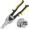 Glarks 1 pz 255mm/10 '' Aviation Tin Snip, Taglio Lungo Straight Aviation Snip Tin Taglio Forbici Taglio Straight Metal Forbici Aviation Snips per Taglio Foglio di Metallo, Materiale Duro, Qualità Ind