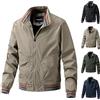 KJDWJKJRF Giacca bomber da uomo leggera e da montagna, giacca corta da donna, elegante giacca softshell da uomo, impermeabile, 5 XL, stile retrò, giacca a vento da uomo, leggera, 4 XL, cachi, L
