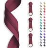 SLANTASTOFFE BRINGEN SIE UNSEREM STOFF L Slantastoffe 5 m Chiusura Lampo Infinita, Spirale 3 mm + 15 cursore/Cerniera 32 Colori, Merce al Metro