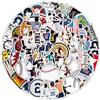 Shamoparty 100 pezzi Set di adesivi da baseball, adesivi sportivi per laptop, bicchiere d'acqua, bicicletta, computer, bagagli, adesivi in vinile impermeabili, regali per feste per bambini, decorazioni per feste