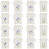 Ziyonix 16 Pezzi Sacchettini per Lavandas Vuoti Sacchetti Lavanda con Coulisse Borsa Profumati Lavanda in Lino Bustine Sacchetti Vuoti per lavanda, Spezie ed Erbe Aromatiche