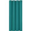 Deconovo Tenda Oscurante da Interno 138 CM Altezza 1 Pannello, Termica Isolante per Interni Finestre con Anelli, 132x138 CM, Turchese