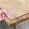 Royhom Copritavolo Trasparente 40 x 90 cm, 1.5 mm Spessore Pellicola Trasparente per Tavolo, Proteggi Tavolo Impermeabile, Copritavolo Moderno Matt per Scrivania, Tavolino