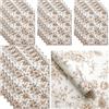 DWUENT Fodere per Cassetti, Confezione da 20 Fodere per Ripiani in Carta, Organizzatore per Cassetti Impermeabile - Design Vintage Floreale per Cassetti, Armadi, Armadio da Cucina, Fodera per Cassetti