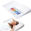CASANTIA Cuscino antireflusso 60 x 30 x 8 cm - Cuscino ergonomico cervicale in memory foam per lettura e riposo degli adulti, marca spagnola