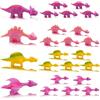 COSORO 20 pezzi Slingshot Dinosaur Finger Toys Bulk, Flying Dino Finger Sling Shot Toy Catapult Toys,Rubber Stretchy Dinosaurs Toys,Fun Gag Gift for Kids Adults Birthday Party Favors Christmas Stocking
