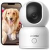 ZOSI 3MP Telecamera Wi-Fi Interno, 2K Telecamera Wi-Fi 5g Interno con Microfono, Visione Notturna, Tracciamento del Movimento con Rilevamento Umano, Audio Bidirezionale, Funziona con Alexa, C518