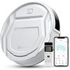 LEFANT Robot Aspirapolvere Lavapavimenti con Mappatura 4000pa,Navigazione LDS,Batteria da 4000mAh,Autonomia 150 min,Robot Aspirapolvere Lavapavimenti Slim per Pulizia Domestica/Peli Animali,grigio