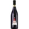 Bottle-Up Bottiglia di Amarone della Valpolicella DOCG con etichetta personalizzata - Idea regalo esclusiva e originale per uomo, festa del Papà, festa del Nonno, compleanno e Natale. (Triangoli di Natale)