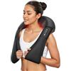 COMFIER Massaggiatore per Cervicale con Funzione Riscaldante, Massaggiatore Schiena con Massaggio Profondo dei Tessuti 4D, Massaggiatore Shiatsu con Testine Rotanti per un Massaggio, Regali Uomo