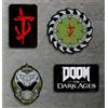 Devplus Set 4 magneti calamite Icone Videogame Doom The Dark Ages Limited Edition