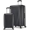 Samsonite Element - Set di valigie rigide, 2 pezzi, colore: Nero, Nero , Bagagli Hardside