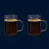 DeLonghi 2 bicchieri per caffè americano e lungo in vetro