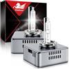 WinPower D5S Xenon Lampadine per Fari HID Lampadina 25W 6000K Bianco Puro 12V Abbaglianti Anabbagliante Lampada, 2 Pezzi