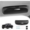 LUWU Porta occhiali da sole auto compatibile con Ford Focus MK4 ST Line 2018-2024 2025, Focus MK4 scatola per occhiali interni accessori (nero)