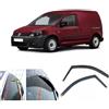 AC WOW 2x Deflettori D'Aria Compatibile con VOLKSWAGEN VW Caddy 2003-2015 In-Channel Antiturbo Per Auto Vetro Acrilico Anti Vento Guardia di Pioggia Sole Neve