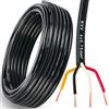 DARKGUARD Cavo elettrico a 4 fili per illuminazione rimorchio, 4 x 0,75 mm², 5 m, 12 V/24 V, in rame FLRYY, per roulotte, camion, barca, caravan, cavo impermeabile a 4 poli
