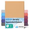 etérea Himmlische Qualität etérea Jersey lenzuolo con angoli 90x200-100x200 cm Sabbia Epaisseur 15-25 cm - 100% Cotone - Oekotex materasso Letto copripiumino - lenzuola 90x200cm - 100x200cm Beige