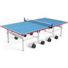 Joola 11650 Aluterna - Tavolo da ping pong professionale per esterni, resistente alle intemperie, 6 mm, superficie composita in alluminio e plastica, base pieghevole
