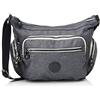 Kipling Gabbie S, Borsa a Tracolla Donna, Nero (Charcoal), 29x22x16.5 cm