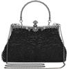 LASCANA Borsa a Tracolla Donna Nera Elegante