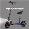 SUNNIGOO Scooter elettrico 800W Power Kick Scooter Pneumatico fuoristrada antiscivolo Portata 40 km EScooter Velocità 45 km/h con sedile rimovibile - 800w 48v 13ah