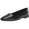 Bella Vita Kimiko Balletto da Donna, Croco Nero., 36.5 EU